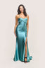 Hawaii-Fitted-JC-Prom-dress-Prom-dresses-2026-Prom-dress-trends-2026-Proms & Beyond Slit Leg Satin Fitted Dress England Prom 