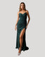 Venice emerald green fitted prom dress 2026 sleek silhouette